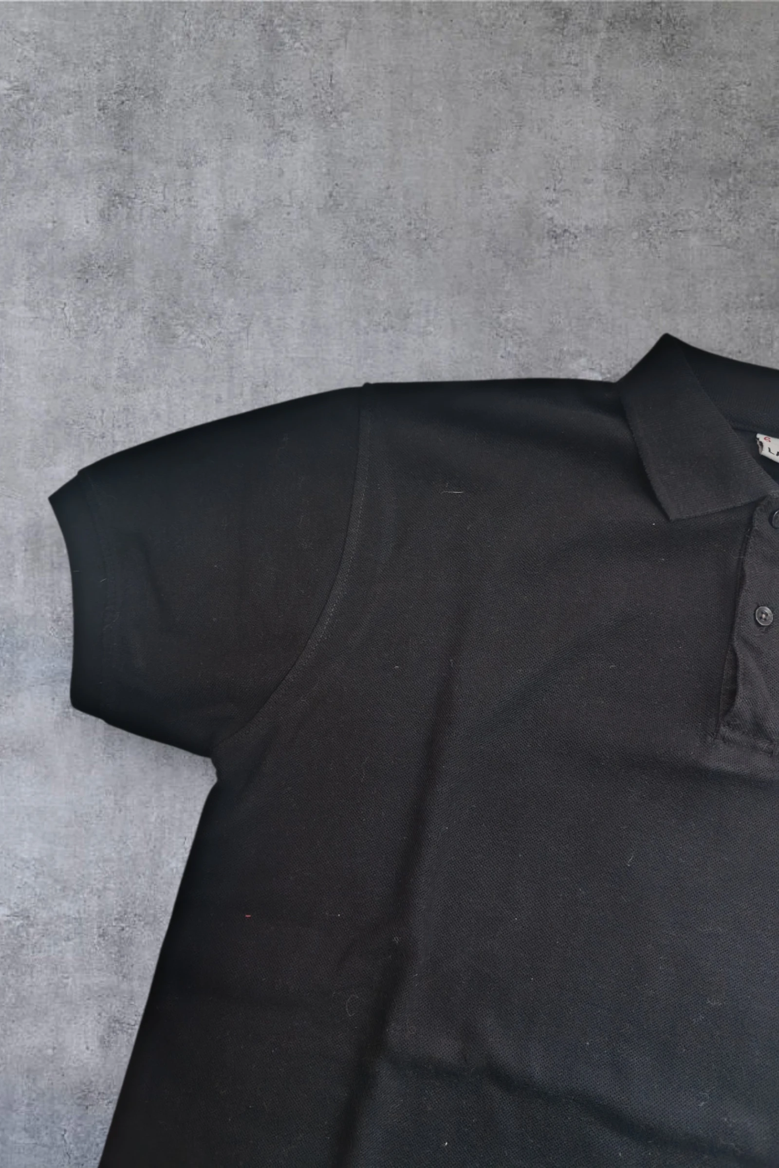 | Polo Lacoste Hombre| Color Negra | 100% Algodón | Talla L | – photo 3